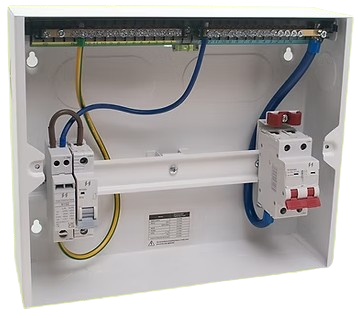 Navitas N12MX Main Switch 14 way SPD Consumer Unit 100A MS (10 Usable Ways)