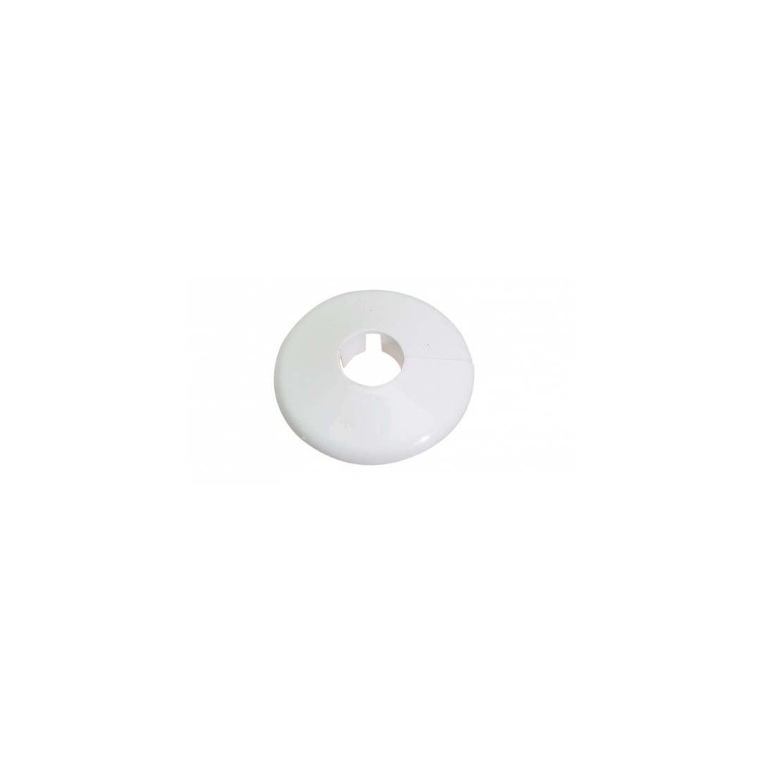 15mm Pipe Collar White