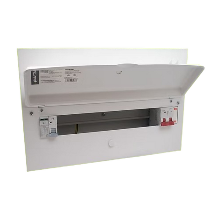 Navitas N16MX Main Switch 16-Way SPD Consumer Unit 100A MS (14 Usable Ways)