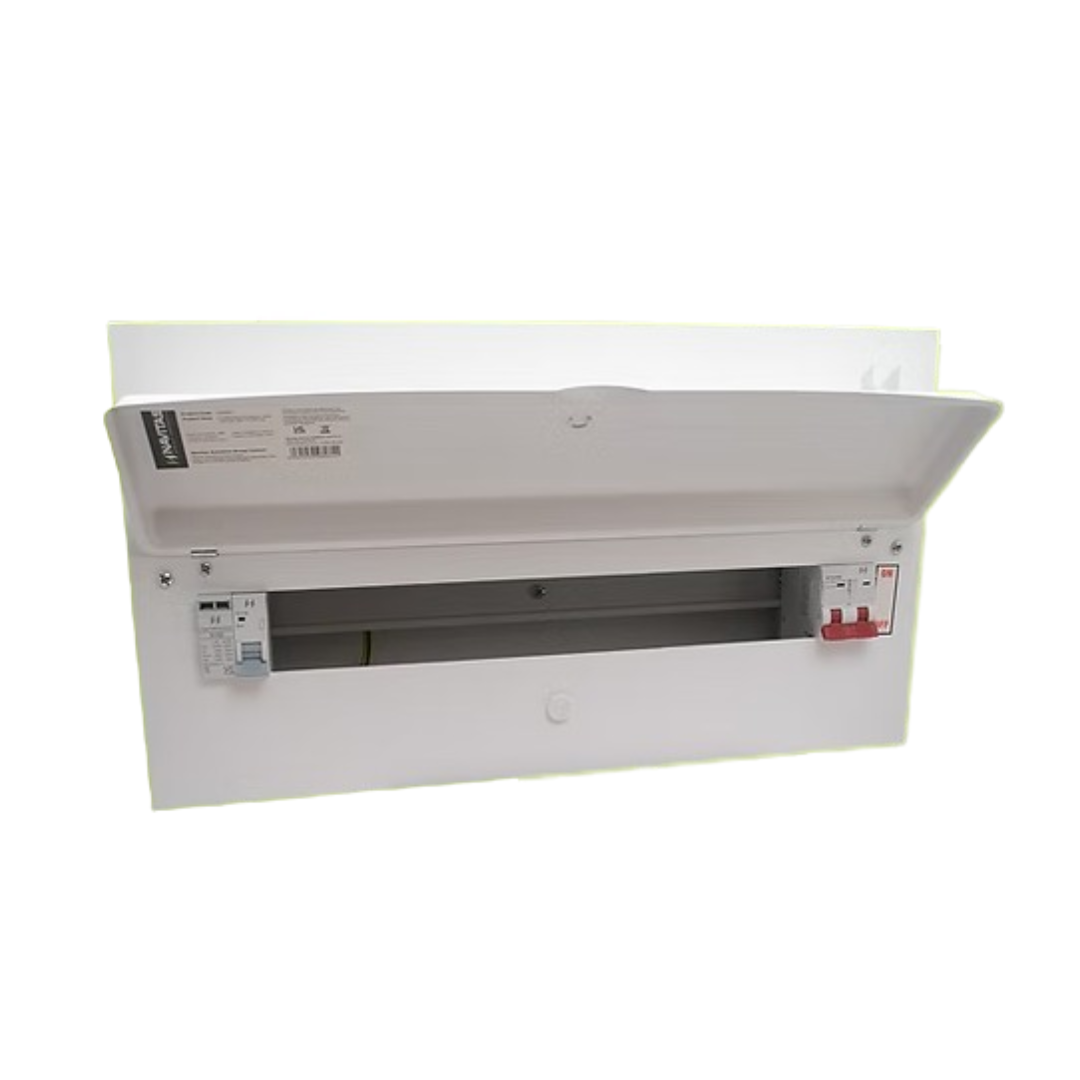 Navitas N20MX Main Switch 20-Way SPD Consumer Unit 100A MS (18 Usable Ways)