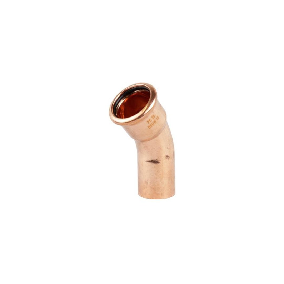 15mm Press Fit Water 45 Degree Street M/F