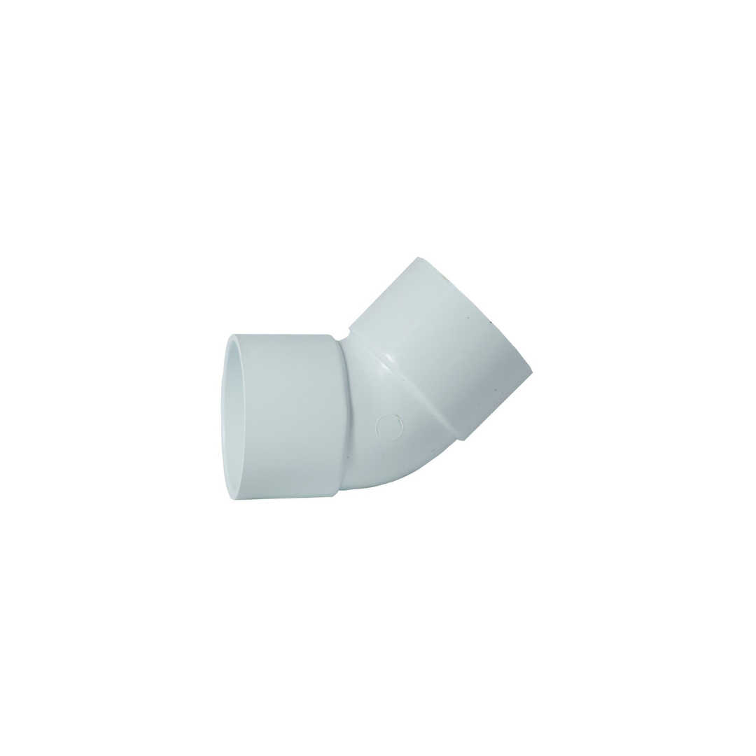 Solvent Weld 36mm 45° Bend White