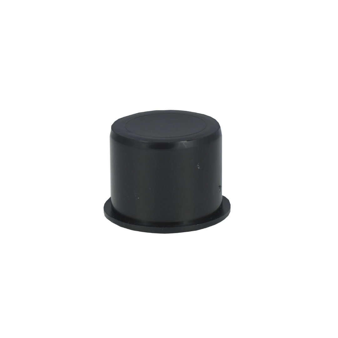 Waste Push Fit 40mm Socket Plug Black
