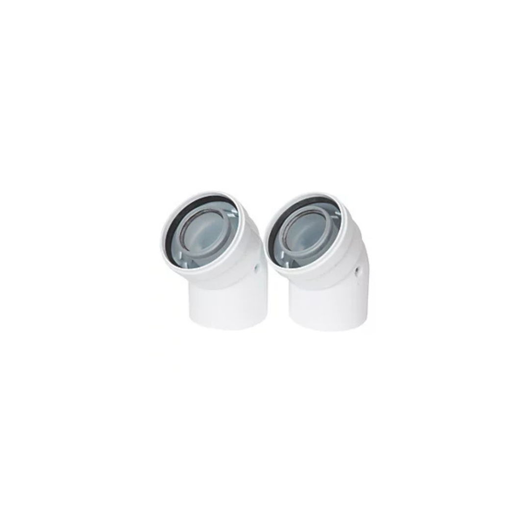 Main / Baxi 135 Deg Flue Bends (Pair)