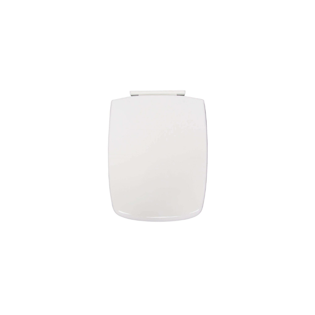 Soft Close Toilet Square Shape White