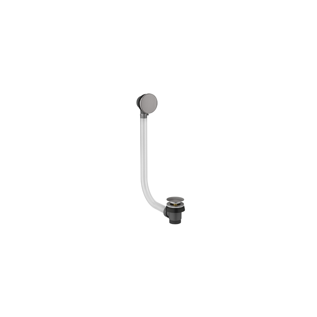 Gunmetal Bath Pop-Up Waste with Overflow