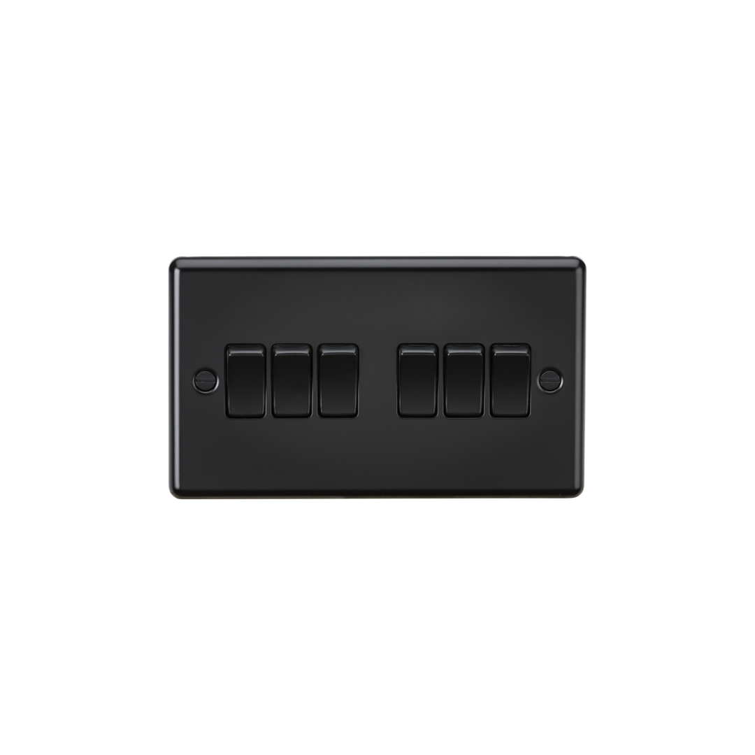 10AX 6G 2-way Switch - Matt Black