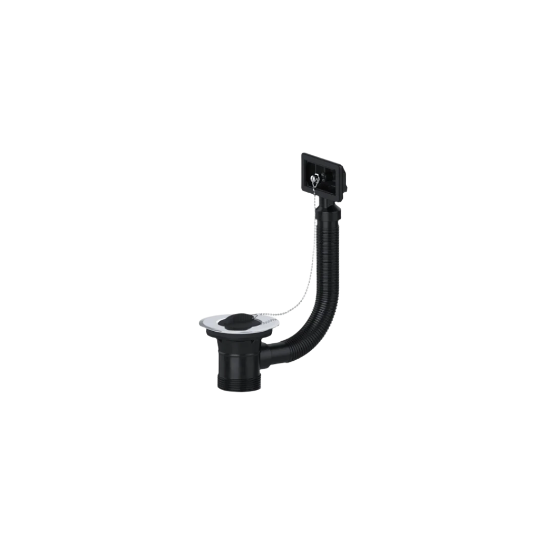 Viva 1 1/2" Sink Combination Square Overflow Waste with Plug