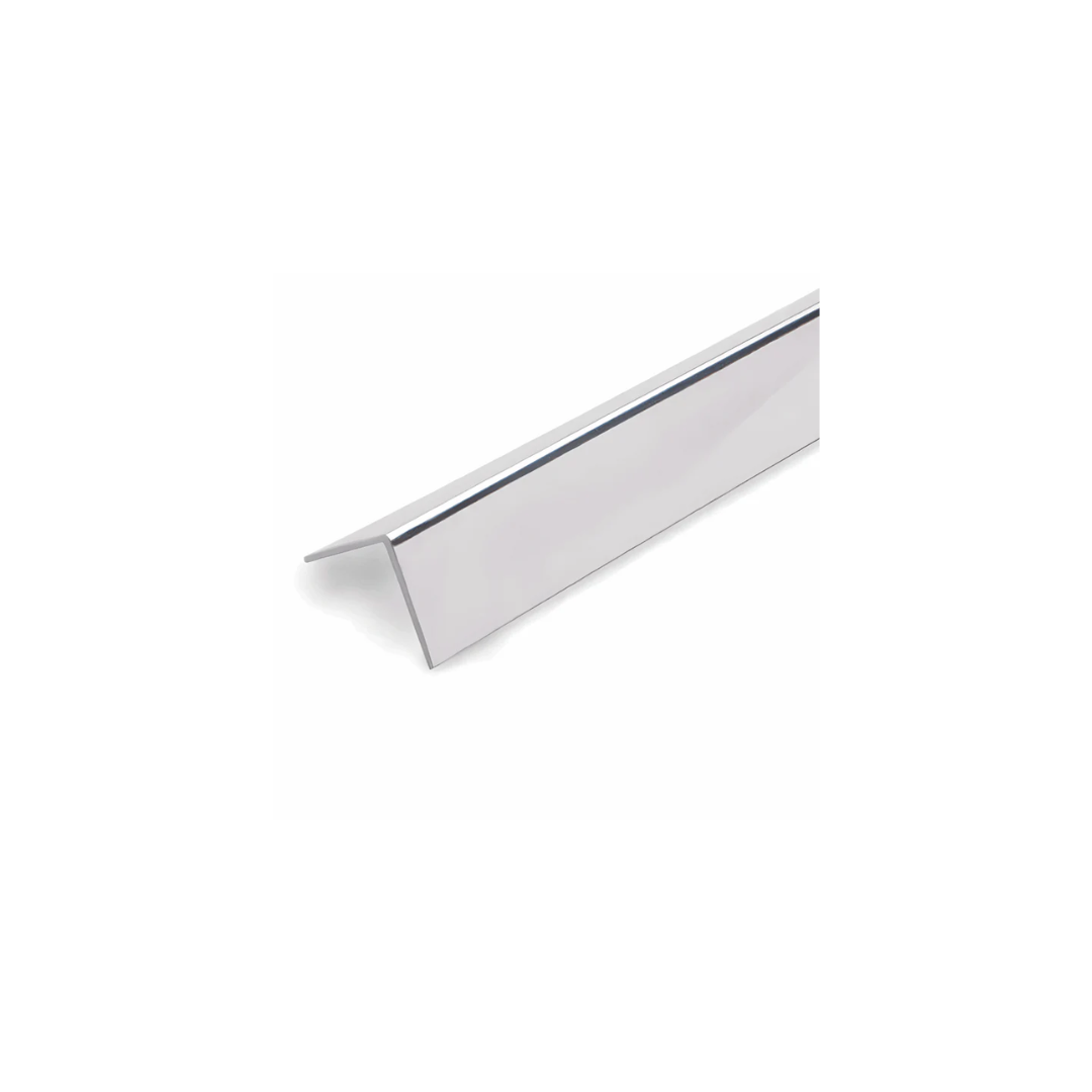 Wetwall Panel Trim - L Shape Angle Trim 25mm - Chrome - 2.4m