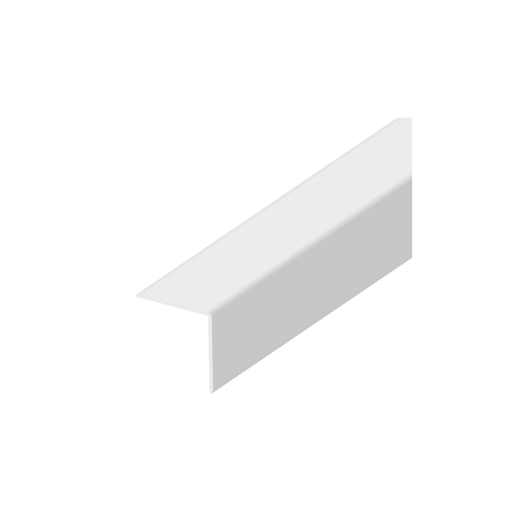 Wetwall Panel Trim - L Shape Angle Trim 25mm - White