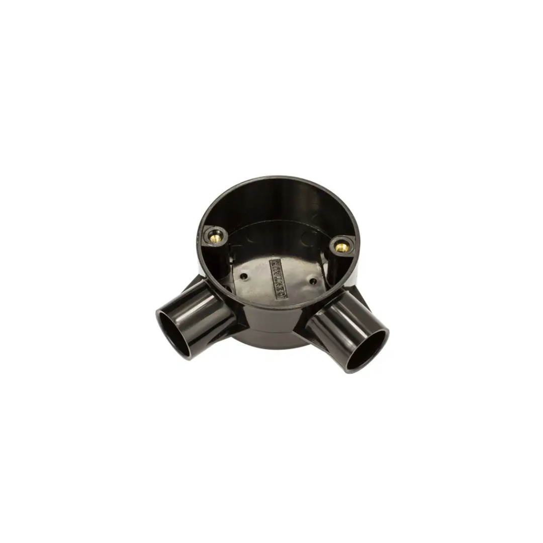 PVC Angle Box Black 20mm