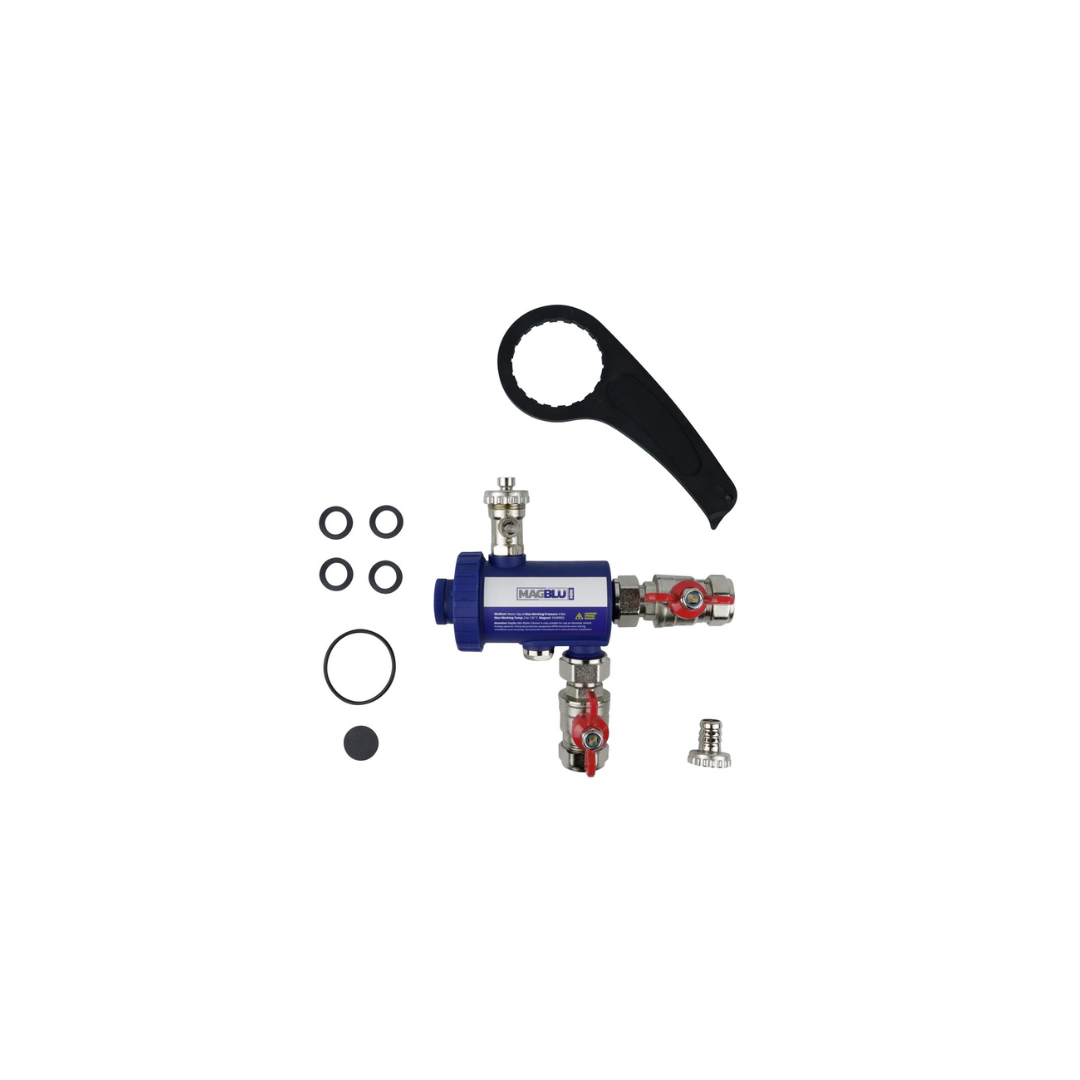 MAGBLU Mini 22mm Offset Mag Cleanser with 2 Valves