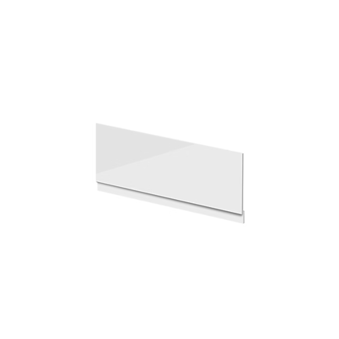 1700mm Wooden 2 Piece Bath Panel - White Gloss