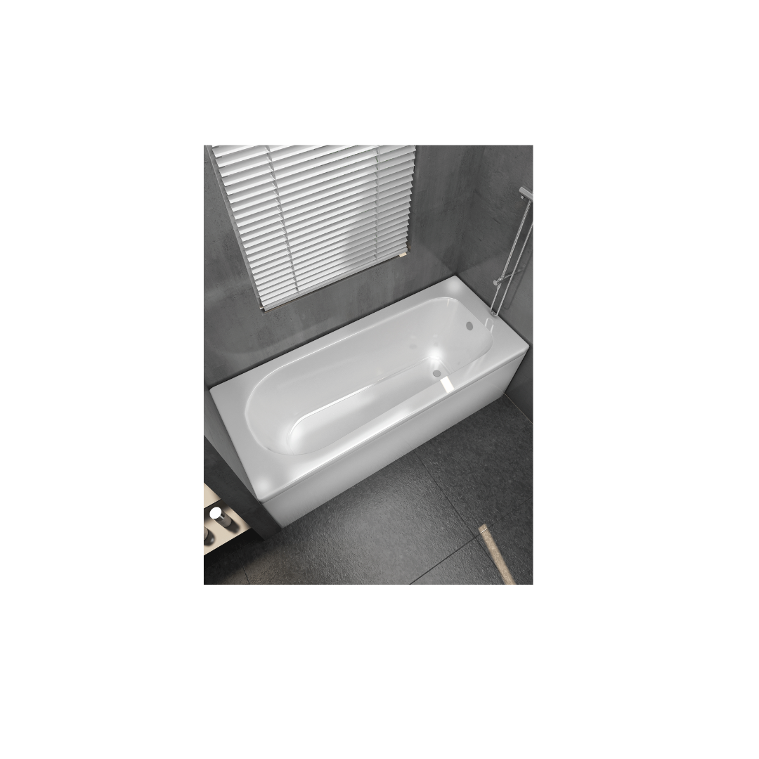 1700mm x 700mm Bath - Round - Single Ended