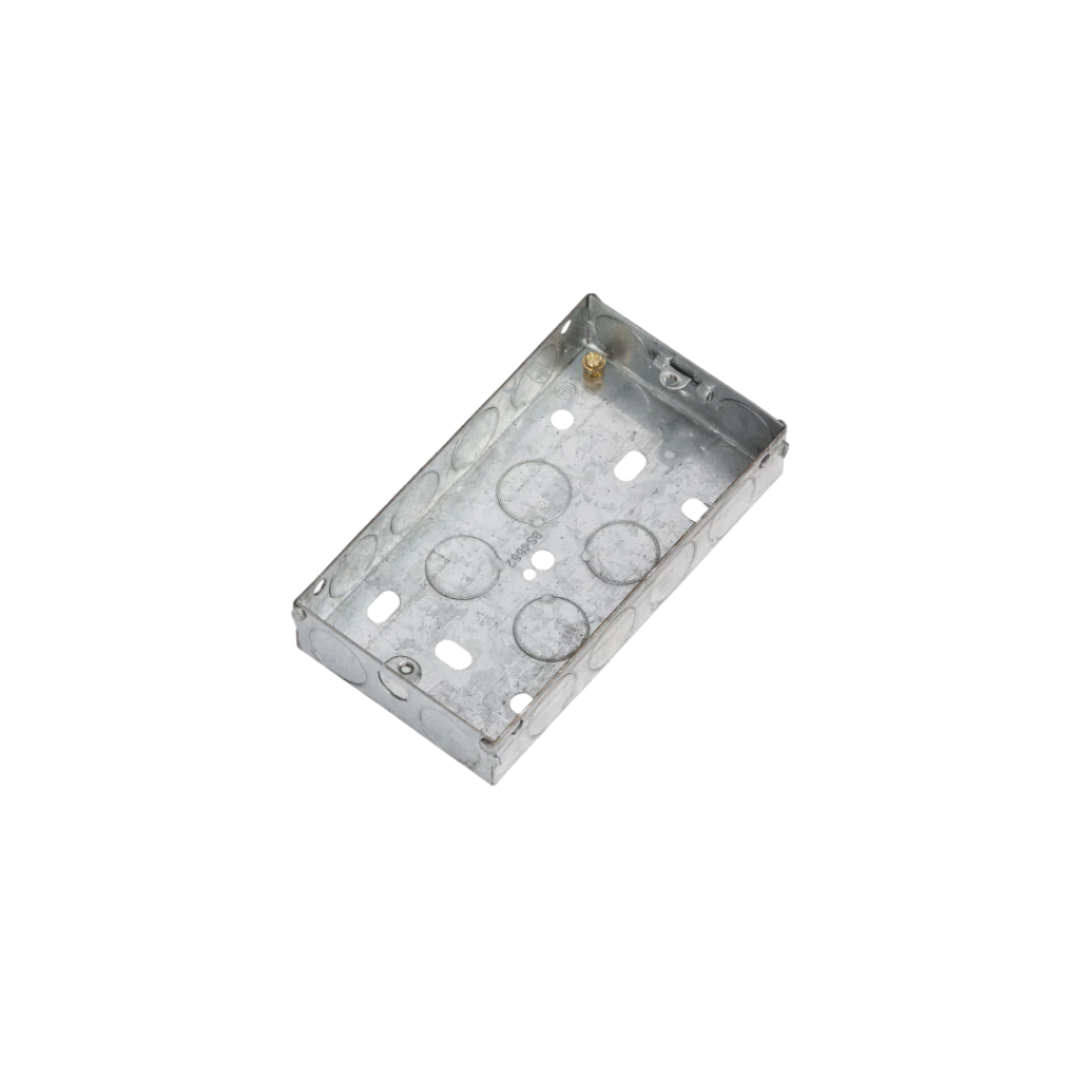 2G 25mm Galvanised Steel Box