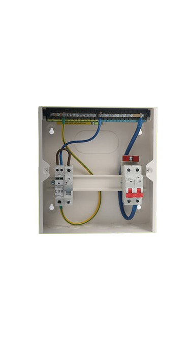 Navitas N6MX Main Switch 6 Way SPD Consumer Unit 100A MS (4 Usable Ways)
