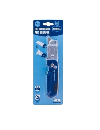 Pitbull Twin Blade Folding Knife & Scraper