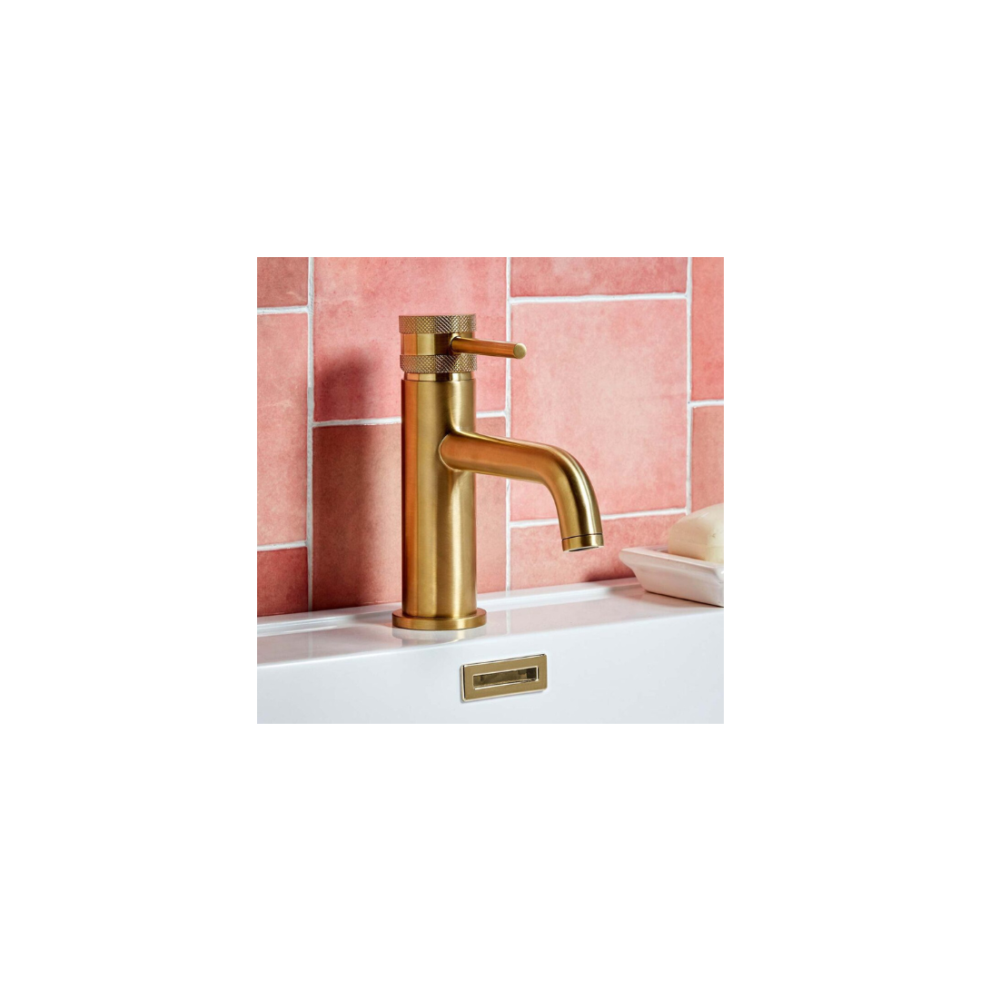 Core Mono Basin Mixer Brushed Brass