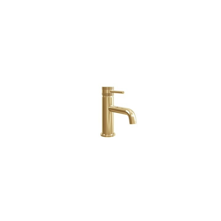 Core Mono Basin Mixer Brushed Brass