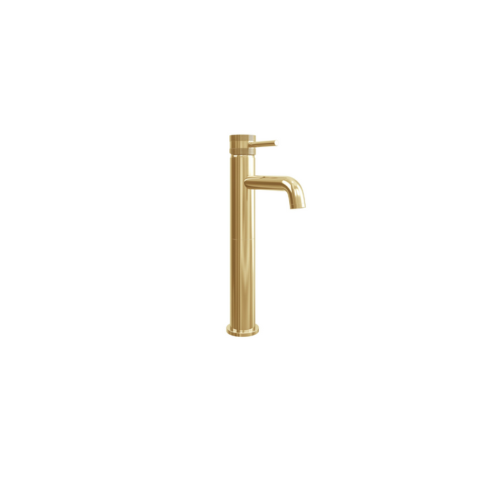 Core Tall Mono Basin Mixer Brushed Brass