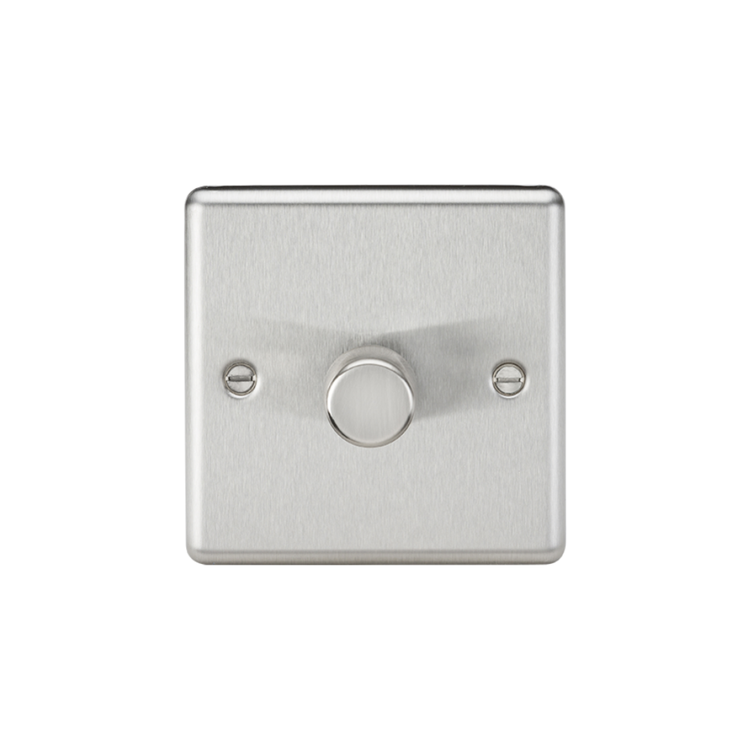 1G 2-way 10-200W (5-150W LED) Intelligent dimmer - Brushed Chrome