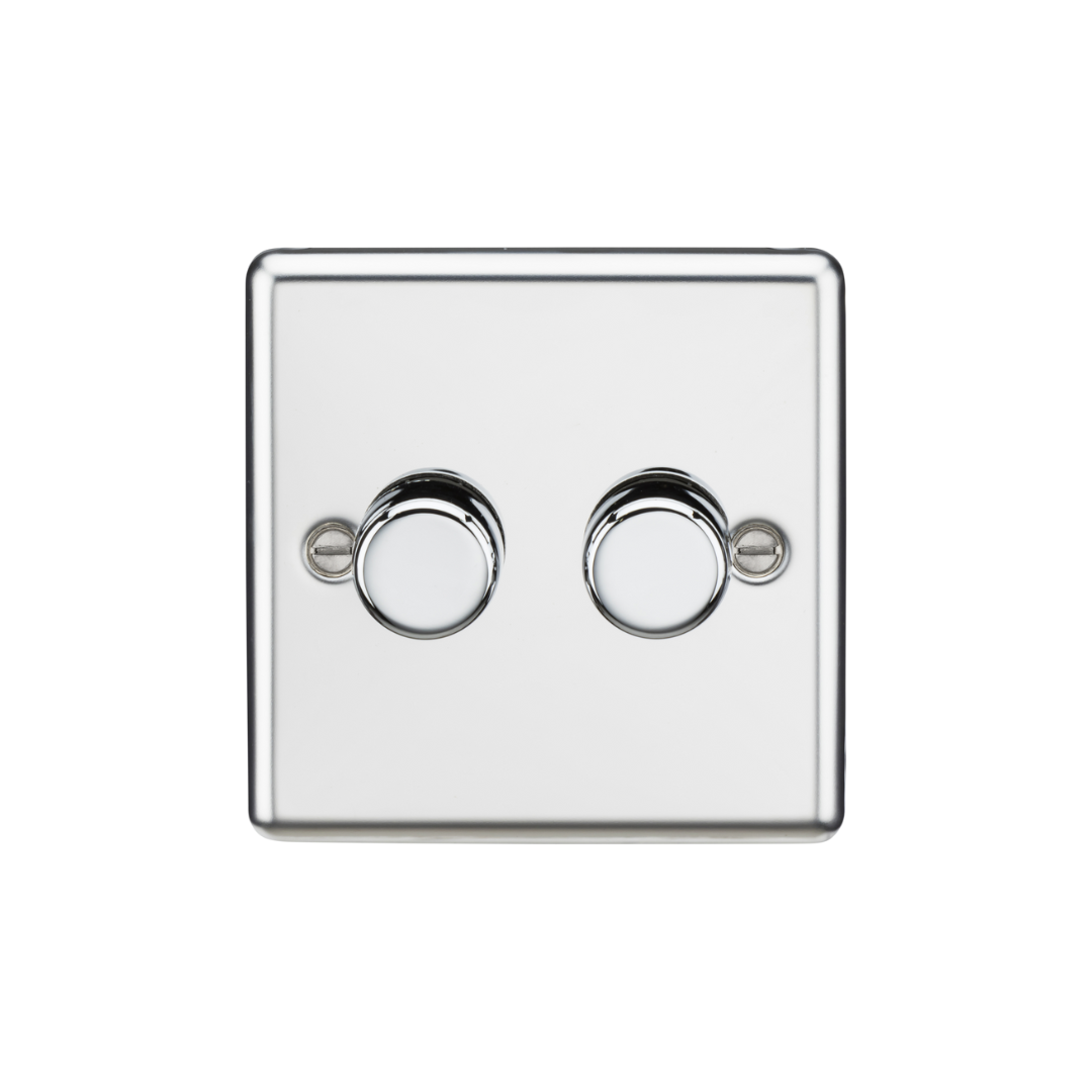 2G 2-way 10-200W (5-150W LED) Intelligent dimmer - Polished Chrome