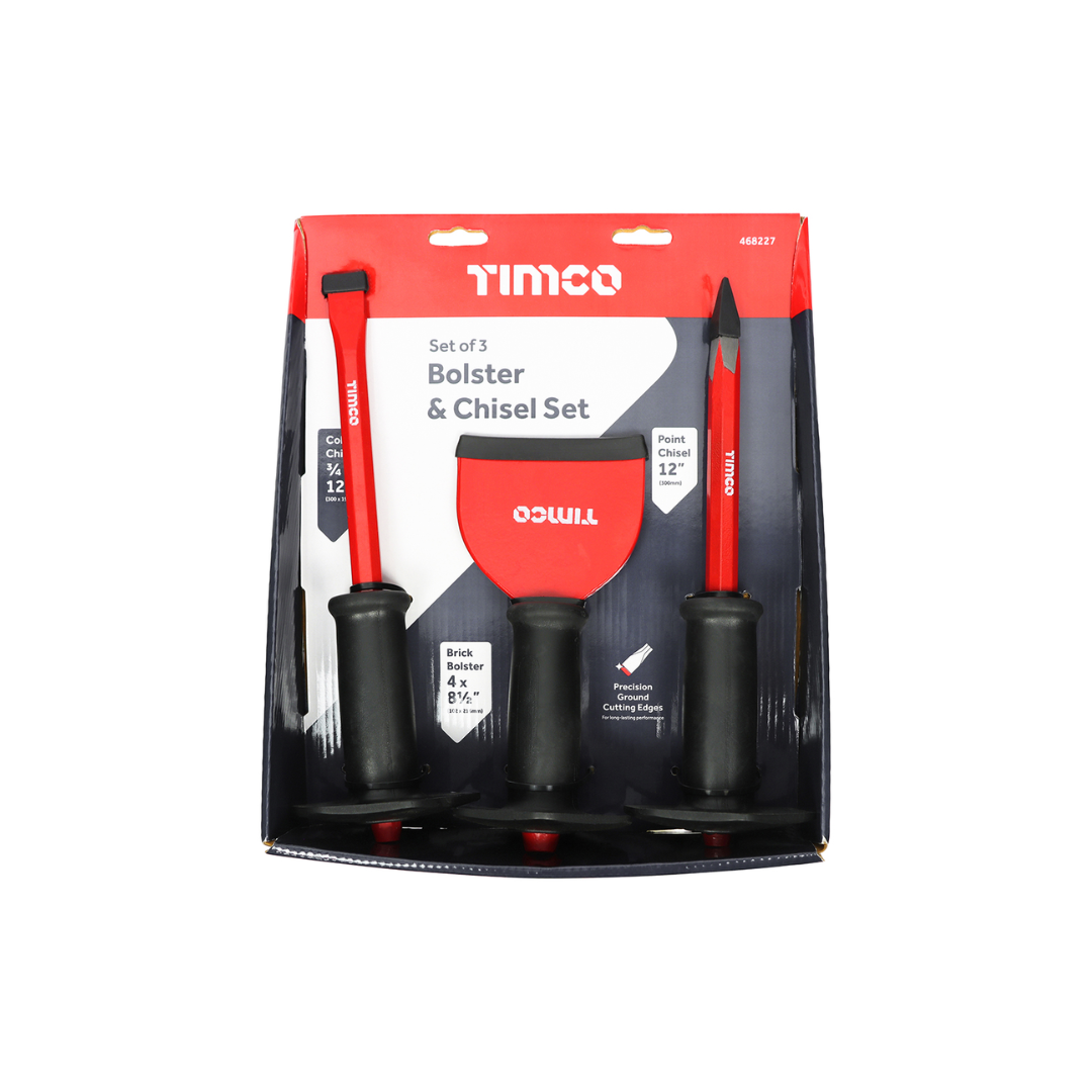 Timco Bolster & Chisel Set 3pcs