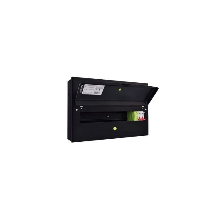 Navitas N15MX 15 Way Consumer Unit with Type 2 SPD - Blackout Edition (15 Usable Ways)